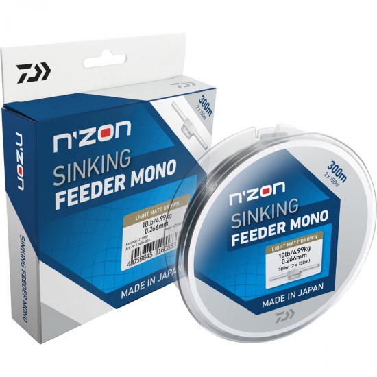 Fir Monofilament Daiwa - N Zon Sinking Mono BRW 0.18mm / 300m